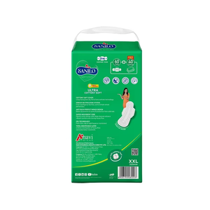 Sanilo Sanitary Napkins Cottony Soft Ultra Cottony XXL 320MM 40 <b>Pads</b> With 40 Tissues Superior Absorbency - Product Image 2