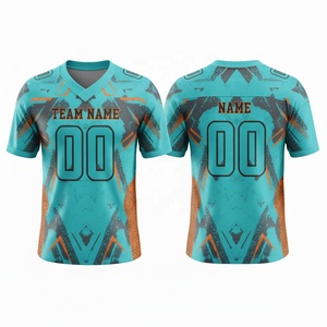 Nueva Camiseta de Fútbol Sublimada con Estampado Digital Personalizado, Manga Corta, Cuello en V, Uniforme Deportivo para Equipo, Personalizable para Hombres Adultos - Product Image 6