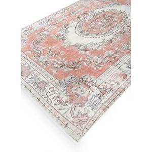 Alfombra de Lana Anudada a Mano de Gran Tamaño, Diseño de Medallón Rojo y Naranja, para Sala de Estar, Pasillo Rectangular, Modelo Pae-2367 - Product Image 2