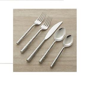 Cuillères de service en acier inoxydable, acier inoxydable, service de restauration en vrac, poli miroir, argenterie, mariage haut de gamme, couverts Royal de luxe 2023 - Product Image 4