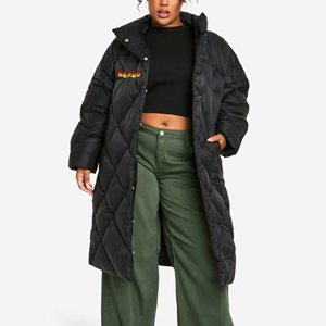 แจ็กเก็ตขนเป็ดผู้หญิงแจ็กเก็ตขนเป็ดผ้าโพลีเอสเตอร์100% มาใหม่2026แจ็กเก็ตแบบหนาทรงโอเวอร์ไซส์ให้ความอบอุ่น - Product Image 1