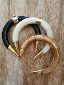 SYMBOLIZE Nouvelle Arrivée Buffalo Ox Corne Collier Poli Animal Style Os Bijoux Conception Naturelle Perles Femmes Filles De Mariage - Product Image 2