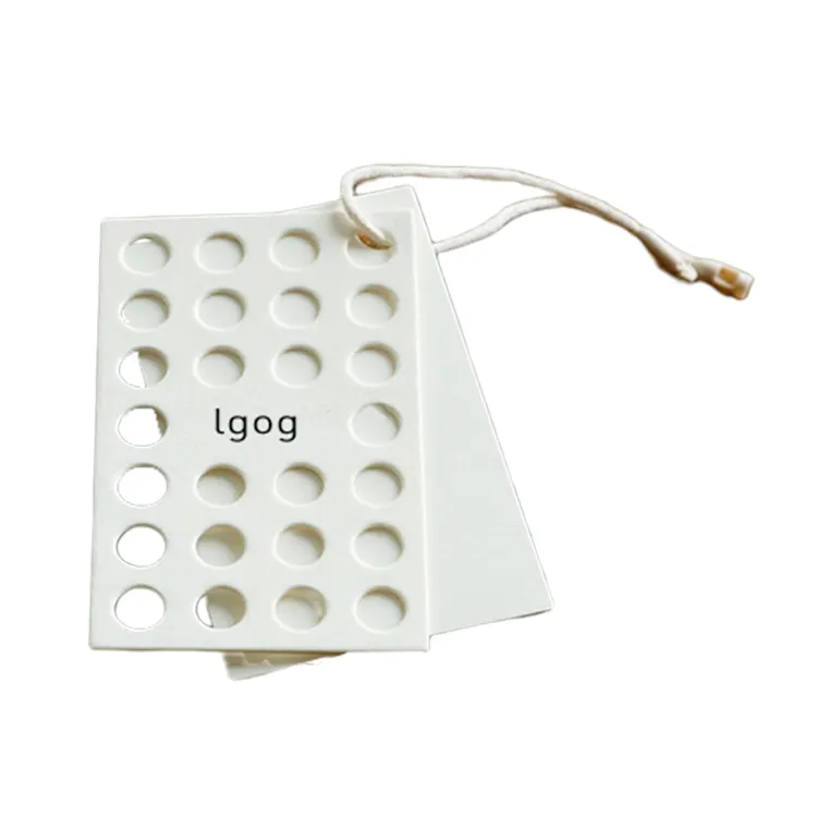Biodegradable paper tag print product tags printed printing paper tags with logo and string