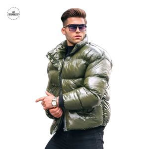 High Quality Puffer Jacket Keep Warm Men's Puffer Jackets Winter shiny Jacket For Adults men - Product Image 4