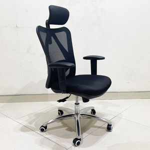 CTH-18S Ergonomic <b>Mesh</b> Chair with Adjustable Height Foam Fabric Material Modern Design for Home Office Aluminium <b>Plastic</b> Iron - Product Image 2