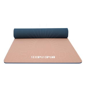 Esterilla de Yoga de un solo color duradera TPE mejor calificada esterilla de entrenamiento antideslizante ligera para gimnasio, yoga, pilates, ejercicio - Product Image 4