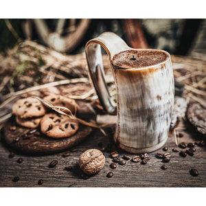 แก้วนอร์ดิกทำด้วยมือสำหรับดื่มกาแฟน้ำอัดลมฯลฯขัดเงาคุณภาพต่ำสำหรับงานปาร์ตี้ - Product Image 1