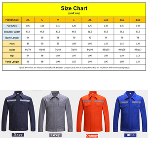 Premium 85% Polyester 15% Cotton Twill Long Sleeve Work Shirt with Custom Logo <b>Hi</b>-<b>Vis</b> Reflective Work Wear for Factory Workshop - Product Image 3