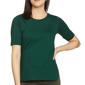 O-Neck T-shirts pour femmes T-shirts graphiques personnalisés à la mode T-shirts imprimés en coton en gros Fabricant OEM/ODM - Product Image 2