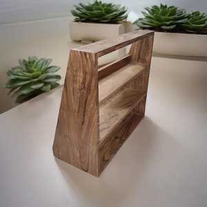 Wood Kitchen Seasoning <b>Rack</b> Three-layer Organizer <b>Spice</b> Storage <b>Rack</b> Acacia Wood Kitchen <b>Spice</b> Jar Storage <b>Wooden</b> Display <b>Rack</b> - Product Image 6