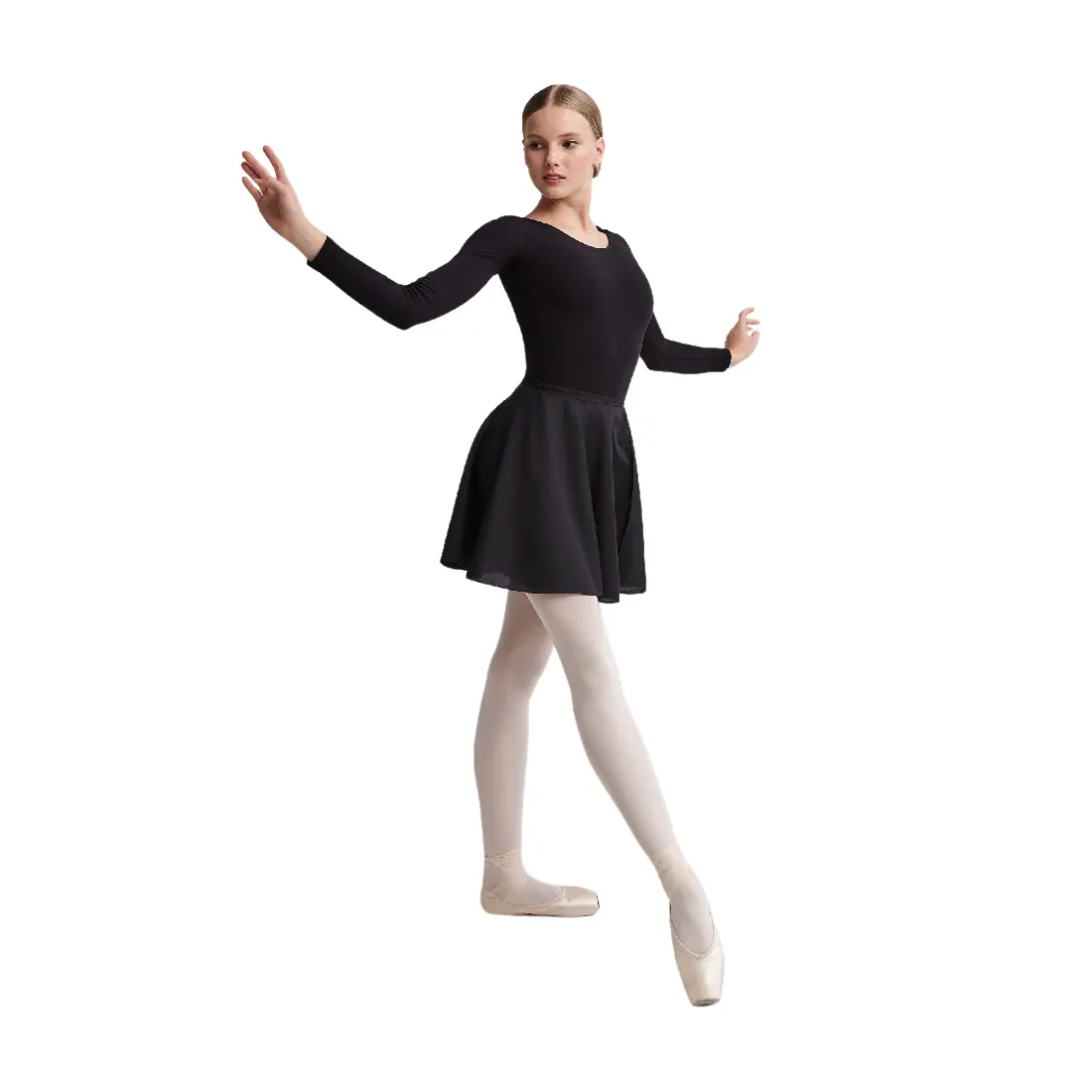 Great quality chiffon skirt for gymnastics and dance light and flowing, from manufacturer, sport dance skirts