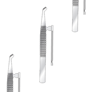 Pince approximative Childe avec chargeur pour clips Michel Childe 180mm de long Fabrication en acier inoxydable chirurgical au Pakistan - Product Image 1