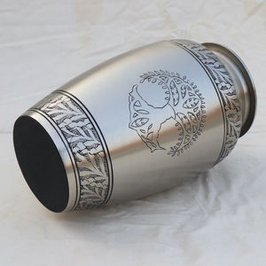 New Arrival Cremation Urn in Attractive Styles for Human <b>Ashes</b> Metal Handcrafted <b>Keepsake</b> Urn in Bulk Quantity by HHO - Product Image 3