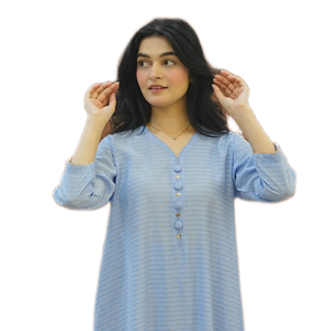 Tela de terciopelo de algodón Blossom, maxi, holgada, sin arrugas, de secado rápido, informal, para otoño/primavera, verano, diseño de diseñador, para bodas y fiestas. - Product Image 4