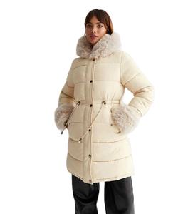 Gilet matelassé pour femme grande taille, respirant, décontracté, couleur unie, chaud, parka d'hiver, veste matelassée de marque, fermeture éclair - Product Image 1
