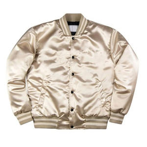 Veste de sport d'hiver en tricot imperméable personnalisée, veste universitaire en satin, taille plus, imprimé, veste de collège - Product Image 4