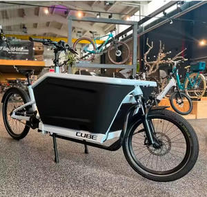 Bicicleta Híbrida Cube Cargo Dual Hybrid 1000, Enviolo Cargo 1000 Wh 20/27.5'' Flash White, MÁS VENDIDA - Product Image 1