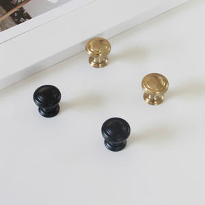 Plastic Traditional Eco-Friendly Knob Pull for Kitchen Furniture Nickel Matte <b>Black</b> Gold <b>Handle</b> <b>Wardrobe</b> Cabinet Bedroom Dresser - Product Image 3