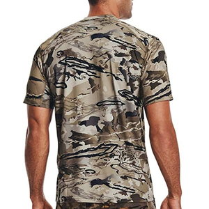 Camisa táctica de camuflaje de manga corta para hombre, camiseta de combate de secado rápido, camisetas de camuflaje para exteriores, senderismo y caza - Product Image 4