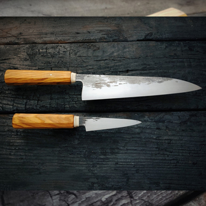 Couteau de cuisine professionnel en acier inoxydable damas fait à la main avec manche en bois OEM ODM de qualité supérieure personnalisé en gros - Product Image 4