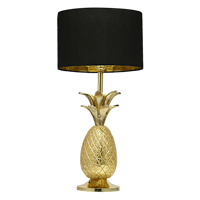 Lámpara de noche minimalista moderna con soporte de piña, luz de lujo Retro para lectura para dormitorio o escritorio de estudio