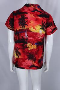All Over Print Custom Polyester Hawaiian <b>Shirt</b> Summer <b>Resort</b> Casual Color Button Up Aloha <b>Shirt</b> Beach <b>Shirt</b> For Men - Product Image 3