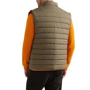 Chaleco de invierno para hombre de alta calidad, capucha extraíble, Material de lona transpirable, diseño acolchado personalizado, uso al aire libre, cierre de cremallera - Product Image 2