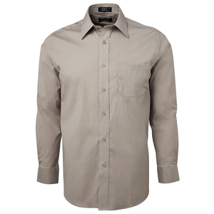 Hombres Algodón Slim Fit Casual Color Personalizado Y Tamaño Manga Larga Cuello Botón Abajo Camisas Para Hombres - Product Image 2