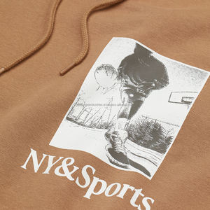 Sudadera con capucha de algodón para hombre, ropa de marca con logotipo personalizado de 500GSM y 600GSM - Product Image 2