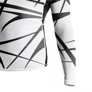 Meilleures ventes de rashguards pour hommes avec logo personnalisé, manches courtes de haute qualité, anti-vêtements, prix bas - Product Image 5