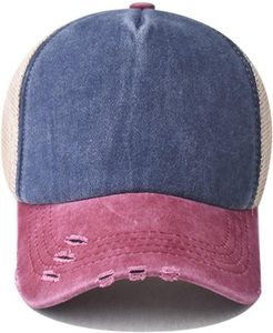 Gorra de béisbol de ala corta, gorra de entrenamiento de ala corta Lisa ajustable, gorra de pesca, gorra de camionero de atletismo, malla - Product Image 3