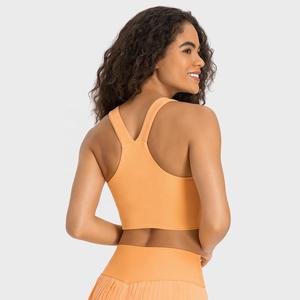 Sous-vêtements Gym Workout Running Solid White Pastel Clothesbody Butter Sports Bra - Product Image 3