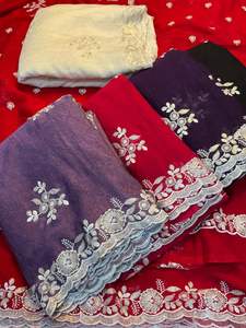 Diseñador indio de Bollywood, el último Sari de seda suave aplastante con blusa elegante, fiesta estética, Festival, Ropa Étnica, Sari para mujer - Product Image 5