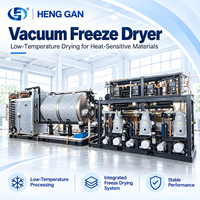 Machine de lyophilisation industrielle multi-tension en acier inoxydable pour applications alimentaires, médicales, végétales et de matériaux végétaux