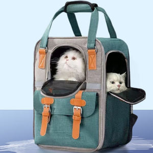 <b>Large</b> Size Foldable Pet Backpack Comfortable Dog <b>Cat</b> <b>Carrier</b> Backpack Breathable Mesh for Small <b>Cat</b> Dog Outdoor Travel - Product Image 6