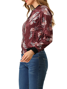 Nouvelle veste bomber en cuir de vachette coupe-vent écologique pour femme, style décontracté baseball - Product Image 3