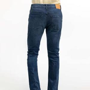 กางเกงยีนส์สำหรับผู้ชายสีล้วนสำหรับฟิตเนสสีพื้นดีไซน์ใหม่ - Product Image 2