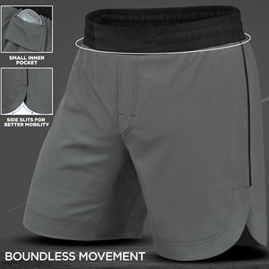 Pantalones Cortos de Corduroy Personalizados de Alta Calidad para Hombres, para Artes Marciales Mixtas (MMA), Entrenamiento, Competencia y Uso Casual - Product Image 2