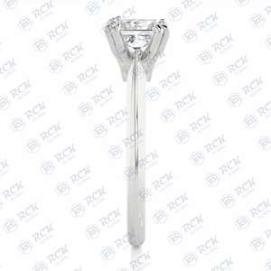 2.80 tcw แหวนเพชรโมอิสสำหรับผู้หญิงทำจากเงินและทองสไตล์เซลติกสำหรับวันครบรอบของขวัญวันเกิด - Product Image 5