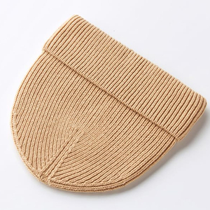 New Arrival 2026 Winter <b>Warm</b> <b>Hats</b> Plain Beanie Custom with Brand Woven logo Cotton Knitted Product Knitwear Unisex Customized - Product Image 3