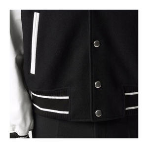 Chaqueta Universitaria de Béisbol de Forro Polar de Algodón Personalizada para Hombre al por Mayor 2025, Chaqueta Universitaria con Logotipo Personalizado al por Mayor a Precio Más Bajo - Product Image 6