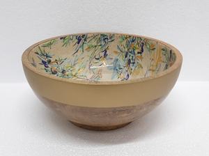 Bol de cuisine en bois et en meena, design le plus récent, qualité de luxe, forme ronde, bois massif, vaisselle pour la maison et l'hôtel - Product Image 4