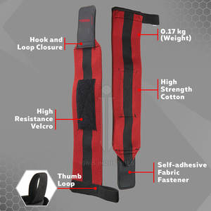 Poignets d'entraînement Service OEM Produit chaud Poignets d'haltérophilie Dernier style Gym - Product Image 4