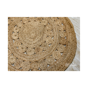 Natural Fiber Jute Rugs Durable Handwoven Carpet for Eco Friendly Stylish Home Decoration - Product Image 5