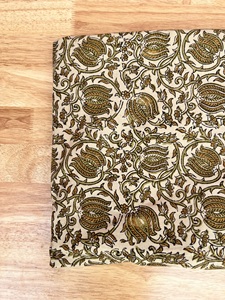 Tela ligera de algodón con estampado de bloques a mano, Material Cambric hecho a mano para vestidos de mujer, decoración del hogar para bolsos y niños - Product Image 2