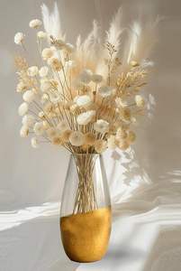 Elegante florero de metal hecho a mano, centro de mesa decorativo para el hogar, sala de estar, vestíbulo del hotel y exhibición de decoración de bodas - Product Image 5