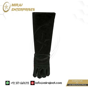 Guantes de cuero con logotipo personalizado resistentes al calor y al fuego para soldar, guantes a prueba de mordeduras para manejo de animales, guantes para manejo de mascotas Tig Mig Bird Snake - Product Image 5