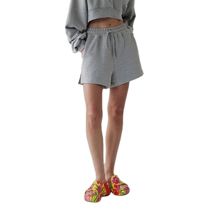;<b>Women</b> Cotton Fleece Shorts 100% Cotton Fleece <b>Sweatshorts</b>/shorts Custom Wholesale <b>Women</b> Shorts - Product Image 3