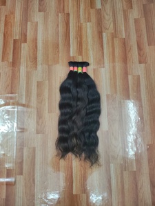 Premium Natural Raw South Indian Remy Virgin <b>Body</b> <b>Wave</b> Hair Soft Shiny & Easy to Maintain Bulk for Export - Product Image 3