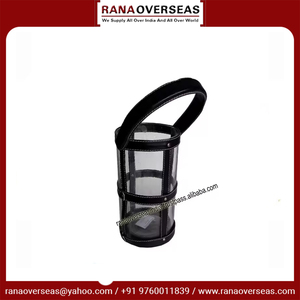 Linternas cilíndricas de cristal de grado superior recién llegadas con correas de cuero negro para decoración de bodas en interiores y exteriores - Product Image 6